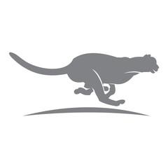 Cheetah template illustration Wild cat emblem design editable for your business
