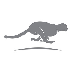 Cheetah template illustration Wild cat emblem design editable for your business