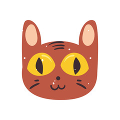 cat mascot cartoon vector design