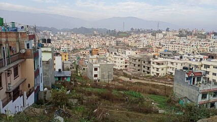 view of the city of the city kathmandu city