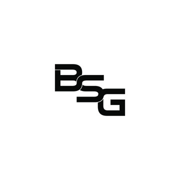 bsg letter original monogram logo design