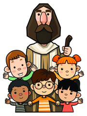 Jesus Christ loves all children.