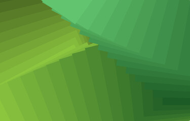 Fototapeta premium Blend gradient patterns on a light green background