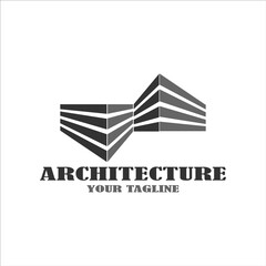 illustration vector graphic of logo real estate  house  home  building  construction perfect for your business company