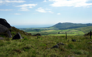 Views from a walk on the hills of the Cooley Peninsula. Ireland.