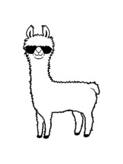 Lama Cool Sonnenbrille  © Style-o-Mat-Design
