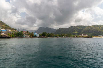 Fototapeta na wymiar Saint Vincent and the Grenadines,Buccament Bay