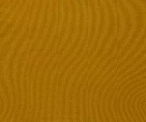 Fotobehang fabric texture mustard background yellow color selective focus © Maksim