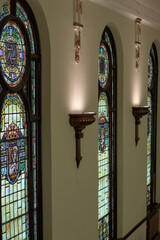 stained glass window
