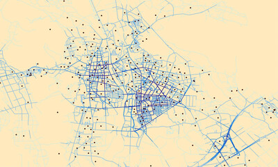 Street network in urban design