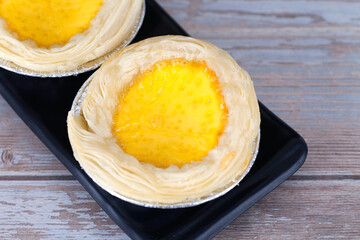Egg tarts on the table