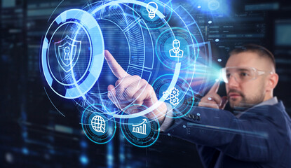 Cyber security data protection business technology privacy concept