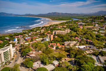 Tamarindo Costa Rica daytime aerial - 410541419