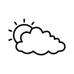 cloudy icon design vector template