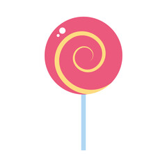 candy lolly icon, colorful design