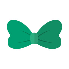 green bow tie icon, colorful design