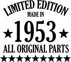 limited edition 1953
