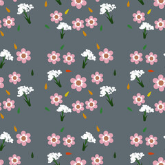 seamless floral pattern. seamless flowers patterns.  Can be used for textiles and surface textures, scrap-booking, greeting cards, gift wrap, wallpapers.
