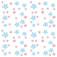 seamless flowers patterns.  Can be used for textiles and surface textures, scrap-booking, greeting cards, gift wrap, wallpapers.