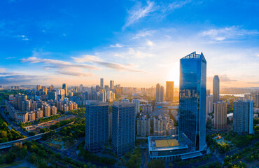 Fototapeta na wymiar Urban scenery of Huizhou City, Guangdong Province, China