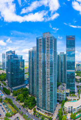 Fototapeta premium Urban scenery of Huizhou City, Guangdong Province, China