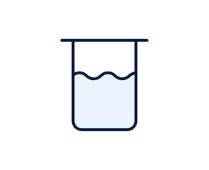 Tube line icon. High quality outline symbol for web design or mobile app. Thin line sign for design logo. Color outline pictogram on white background