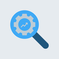 Flat design optimization. Vector Illustration for mobile app, website.