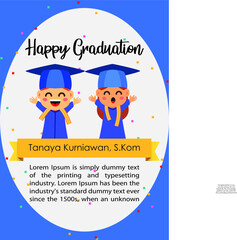 greeting card for graduation model one