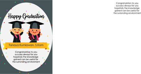 greeting card for graduation model two