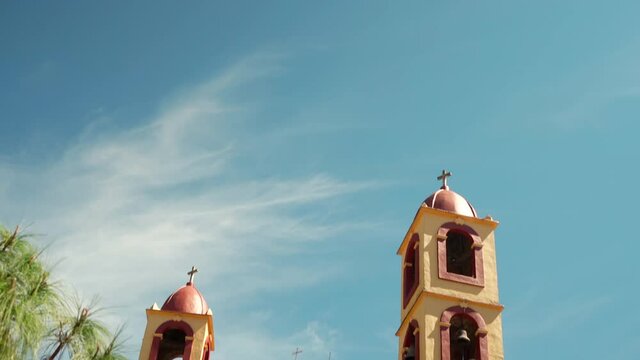 Tila chiapas church temple tit shot front view Mexico