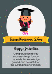 greeting card for graduation model five