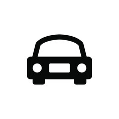 Car vehicle icon vector graphic illustration