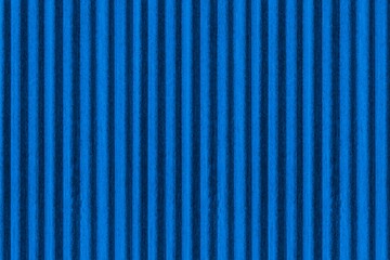 New blue galvanized fence with pattern texture and background seamless