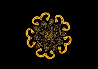 
Abstract colorful rangoli design Circles Petals Spirals and Flowers Colorful Rangoli Alpona