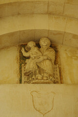 Castiglione a Casauria - Abruzzo - Abbey of San Clemente a Casauria - Details in relief.