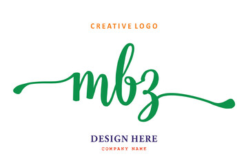 MBZ lettering logo is simple, easy to understand and authoritative
