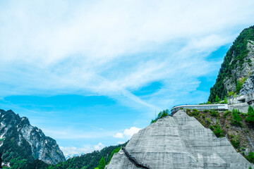 Observatory in Kurobe dam, Toyama, Japan