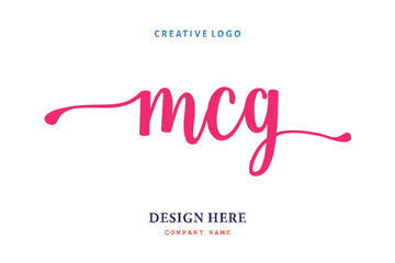 MCG lettering logo is simple, easy to understand and authoritative