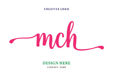 MCH lettering logo is simple, easy to understand and authoritative