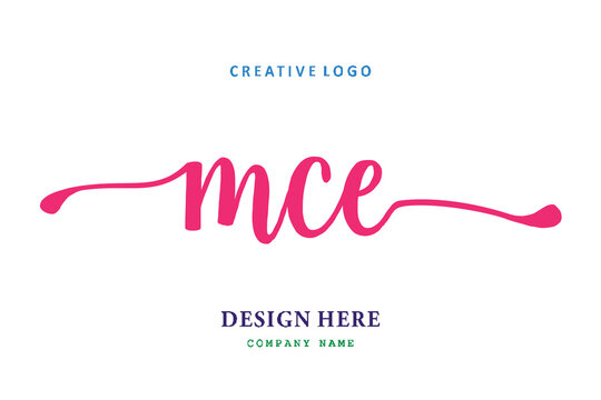 MCE lettering logo is simple, easy to understand and authoritative