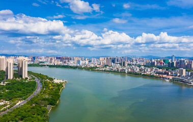 Urban scenery of Huizhou City, Guangdong Province, China