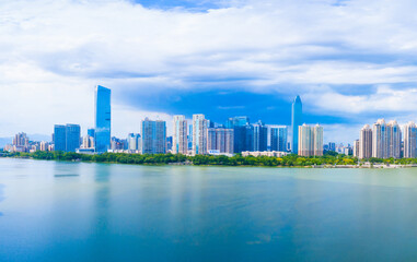 Obraz premium Urban scenery of Huizhou City, Guangdong Province, China