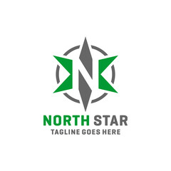 modern north star logo