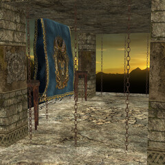 3d render of a mystic fantasy background
