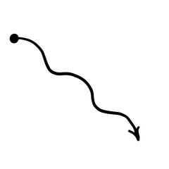 black arrow icon on white background. flat style. arrow icon for your web site design, logo, app,