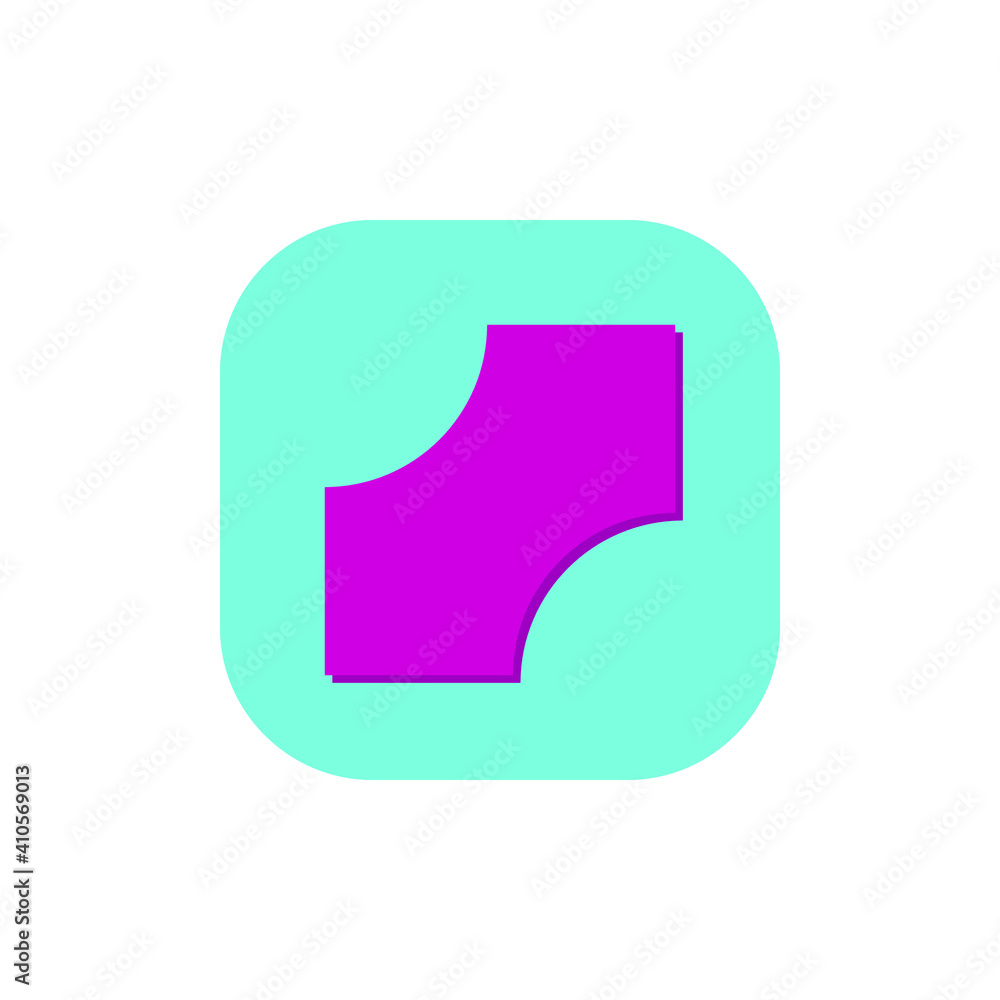 Poster app icon in flat style, app icon background for your website design logo, app, ui. vector icon illus