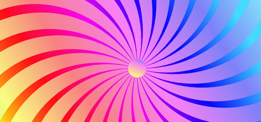 specturm rainbow sunburst background