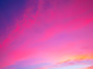 Keuken foto achterwand Roze Twilight hemelachtergrond met kleurrijke hemel in schemeringachtergrond