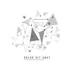 Abstract shapes pattern, great design for any purposes. Liquid color background design. Abstract background banner. Modern trendy vector art. Web banner layout template