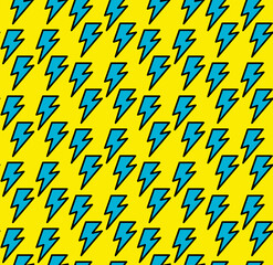 Yellow flash vector pattern